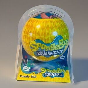 SpongeBob SquarePants 60 Piece 3D Puzzle Ball Prime 3D Nickelodeon New 2024